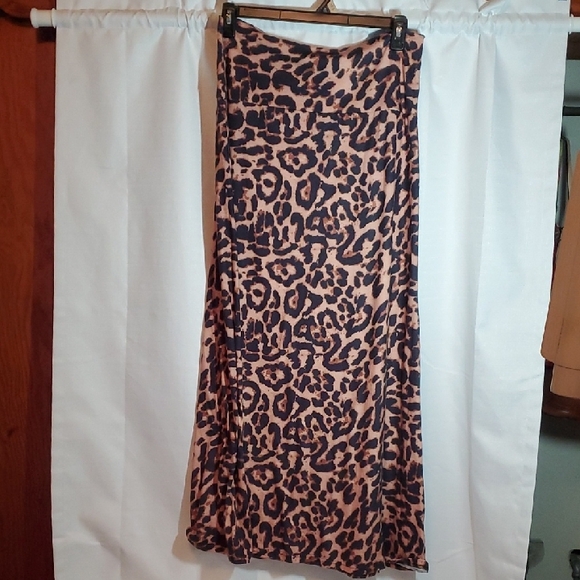 Source Unknown Animal Print A-Line Skirt - Picture 1 of 4